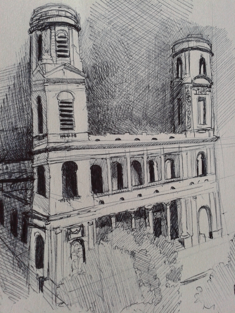 Saint sulpice croquis